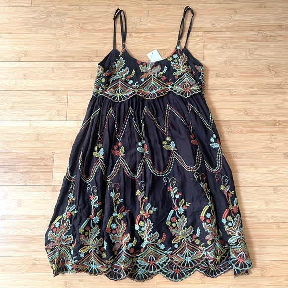 Urban Outfitters Jamie Embroidered Babydoll Dress - Picture 6 of 14